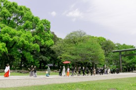 岐阜護國神社　花嫁行列